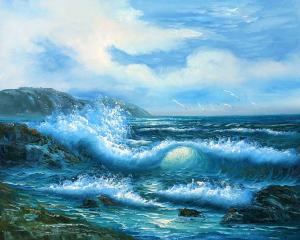 Blue-Greenish Breakers