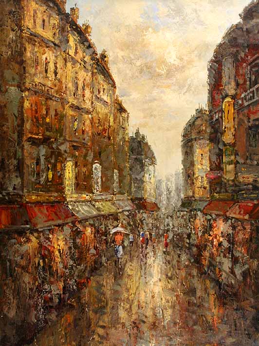 Old Paris Shopping Street