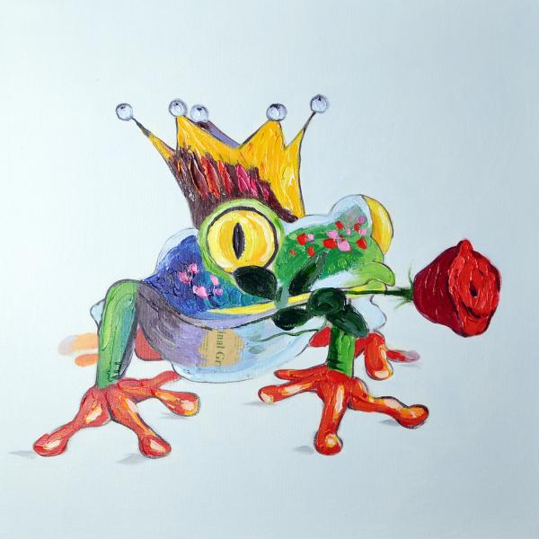 oil paintings Animal The Frog Prince on Canvas