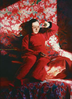 Chines girl oil paintings whhoelsale