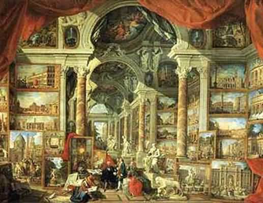 Giovanni Paolo Panini Vedute di Roma Moderna View of Modern Rome