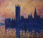 House of Parliament, Sunset - Claude Monet
