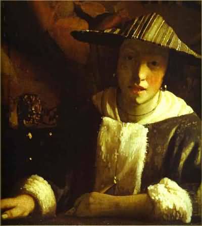 Jan Vermeer Girl with a Flute