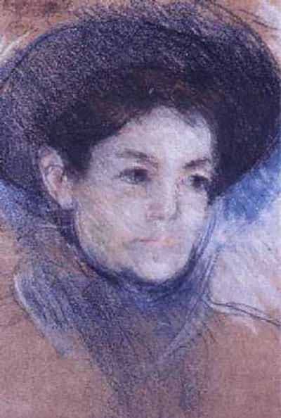Mary Cassatt Portrait of Matilde Valiet