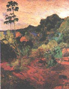 Paul Gauguin Martinique Landscape