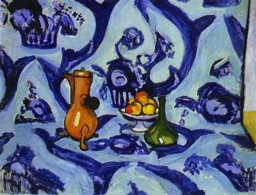 Henri Matisse Blue Table Cloth