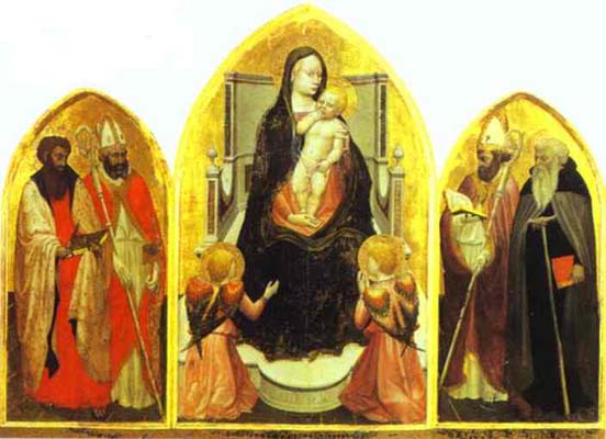 Masaccio St Giovenale Triptych