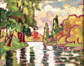 Valtat Louis Le lac du bois de Boulogne 1930