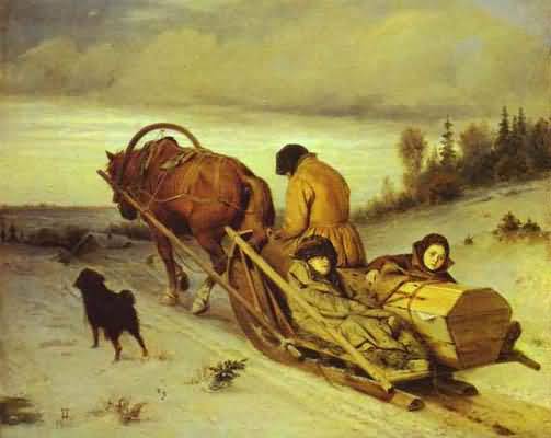 Vasily Perov Last Journey