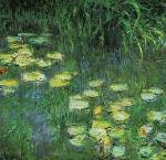 Water Lilies Morning - Claude Monet