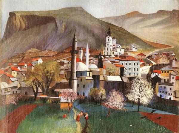 CSONTVARY KOSZTKA Tivadar Springtime in Mostar