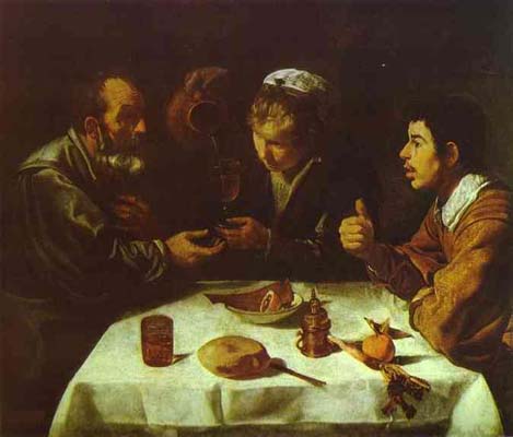 Diego Velazquez Peasants Dinner