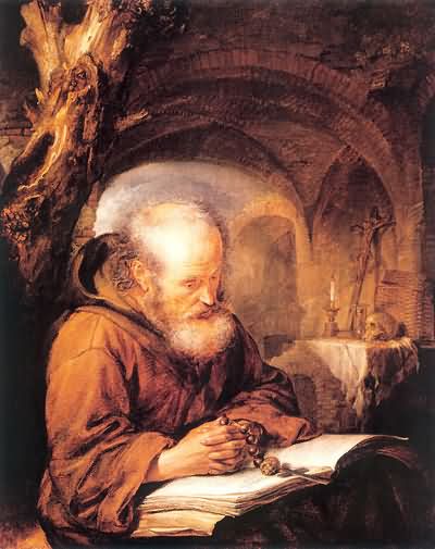 Gerrit Dou Hermit Praying