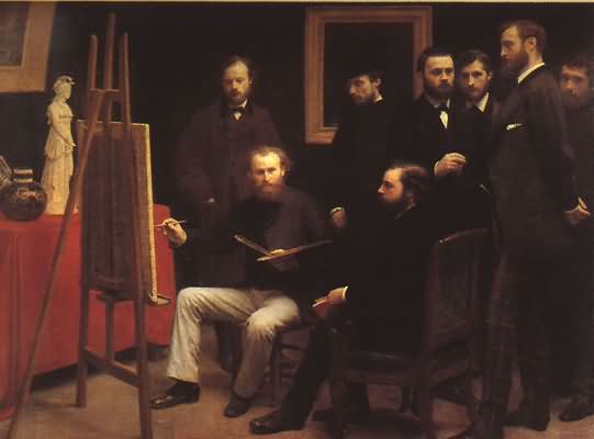 Henri Fantin Latour An Atelier in the Batignolles