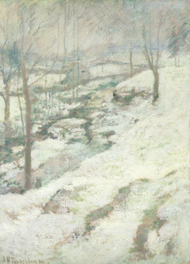 John Henry Twachtman Frozen Brook