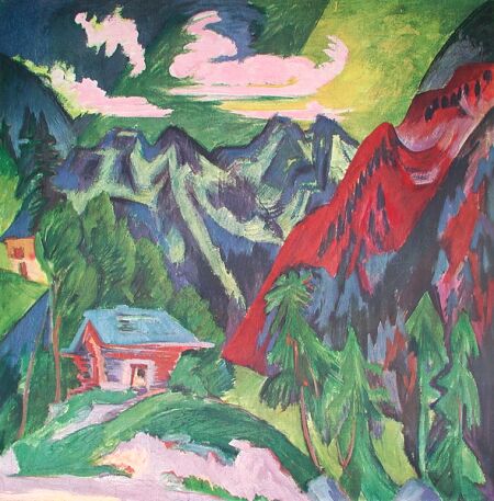 Kirchner Ernst Ludwig Die Kloster berge schweiz