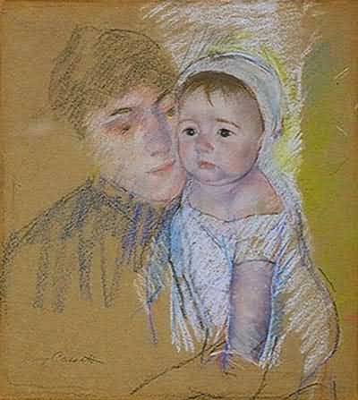 Mary Cassatt Mother and Child (The Oval Mirror)