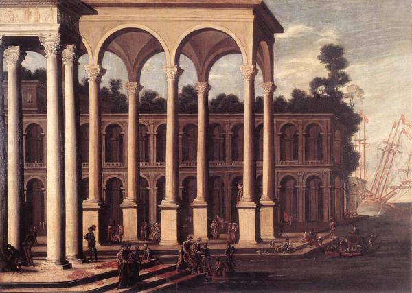 TASSI Agostino The Embarkation of a Queen