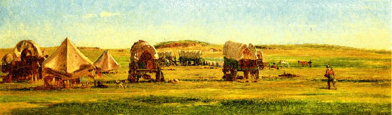 Thomas Worthington Whittredge Encampment on the Plains