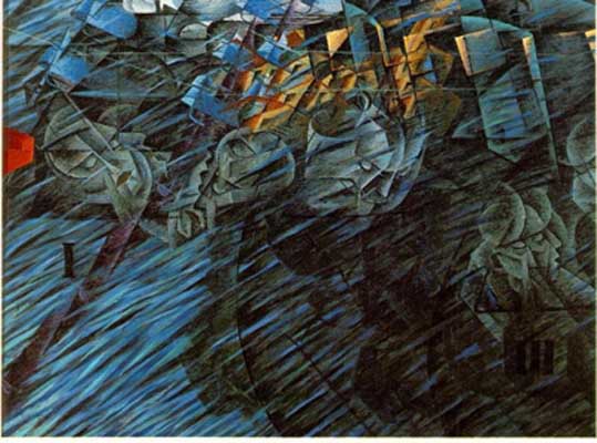 Umberto Boccioni States of Mind - Those who Go