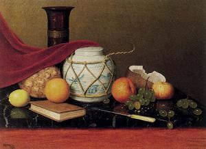 William Harnett Still Life with Ginger Jar