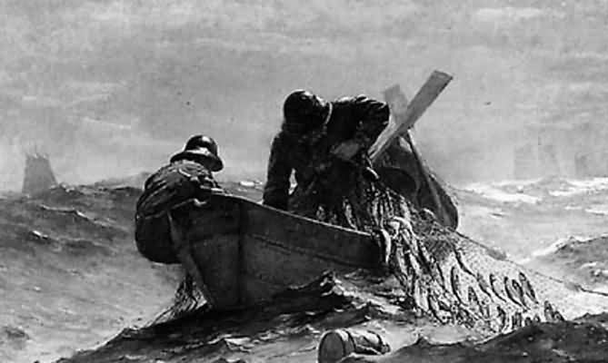 Winslow Homer Kissing The Moon