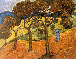 Landscape with Figures - Vincent Van Gogh