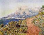 The Red Road Near Menton - Claude Monet