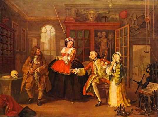 William Hogarth The Visit to the Quack Doctor