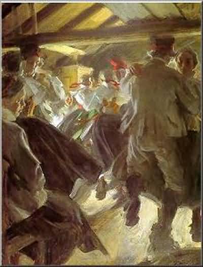 Anders Zorn Dans i Gopsmorstugan