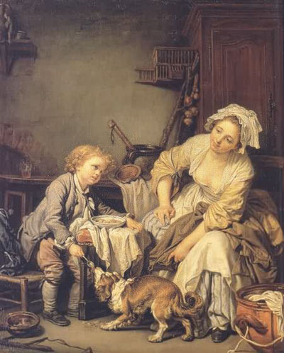 Jean Baptiste Greuze The Spoiled Child