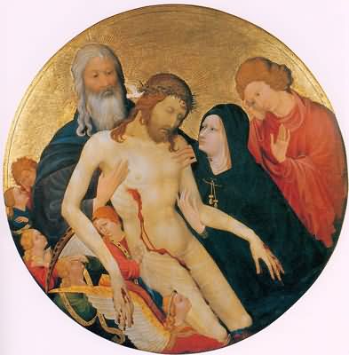 Jean Malouel Lamentation for Christ La Grande Pieta Ronde