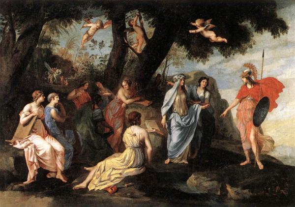STELLA Jacques Minerva and the Muses