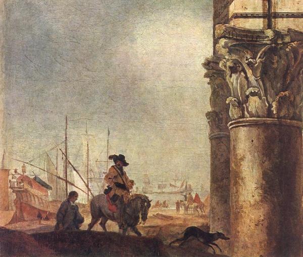 WEENIX Jan Baptist Ancient Ruins detail