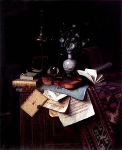 William Harnett Still Life & Violin