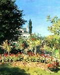 Flowering Garden - Claude Monet