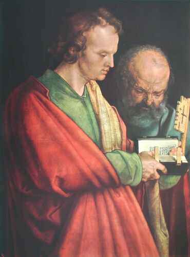 Duerer Albrecht Johannes und petrus ausschnitt aus 4 apostel