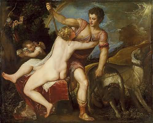 Titian Tiziano Vecellio Venus and Adonis