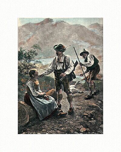 Von Defregger Franz Gaenseliesl