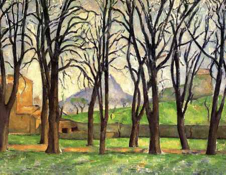 Chestnut Trees at Jas de Bouffan in Winter