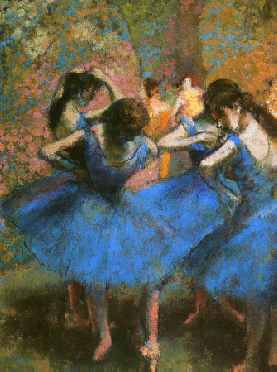 Dancers in Blue