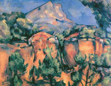 Mont Sainte-Victoire seen from Bibemus