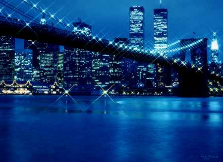 New York City Skyline at Dusk