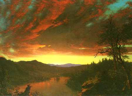 Twilight in the Wilderness (detail)