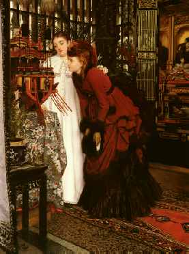 Young Ladies Looking at Japanese Objects