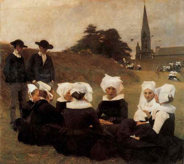 Bretonnes au Pardon [Breton Women at a Pardon], 1887