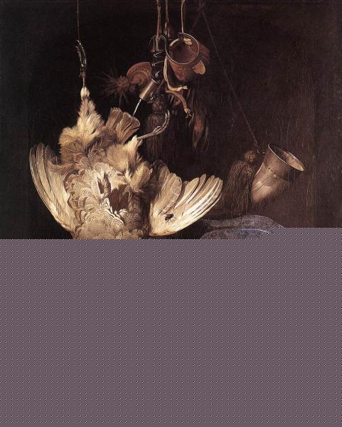 Still-Life with Hunting Equipment and Dead Birds
