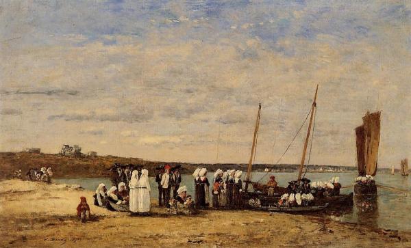Fishermen of Kerhor Receiving a Blessing at Plougastel
