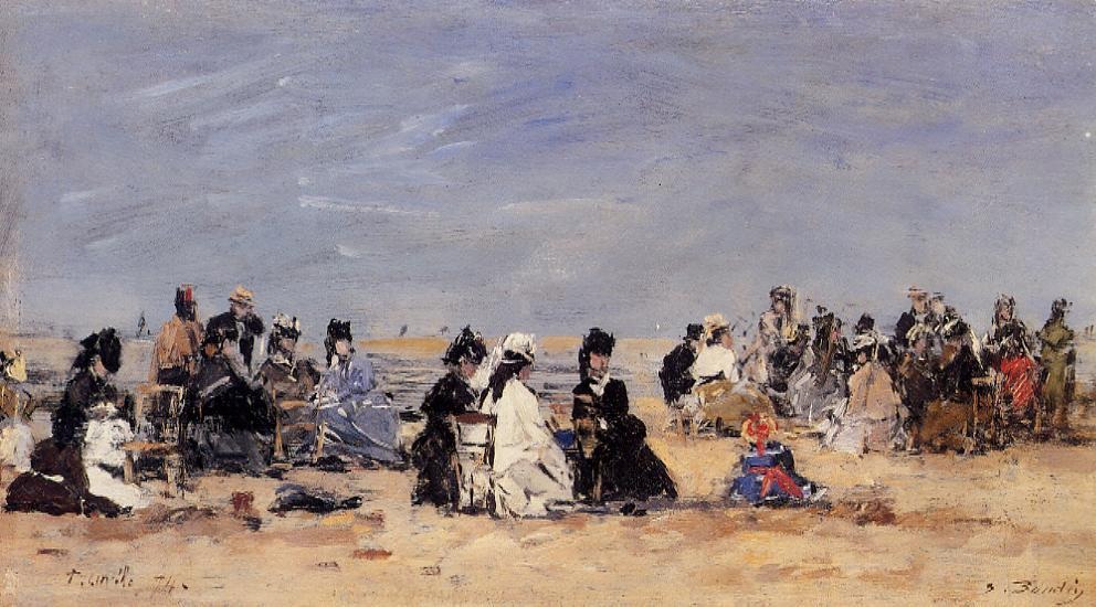 Trouville, Beach Scene 11
