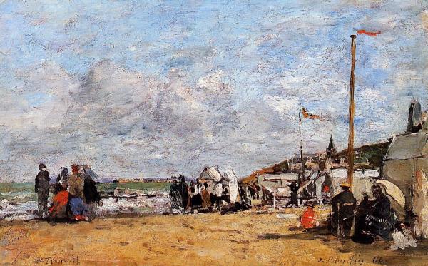 Trouville, Beach Scene 3